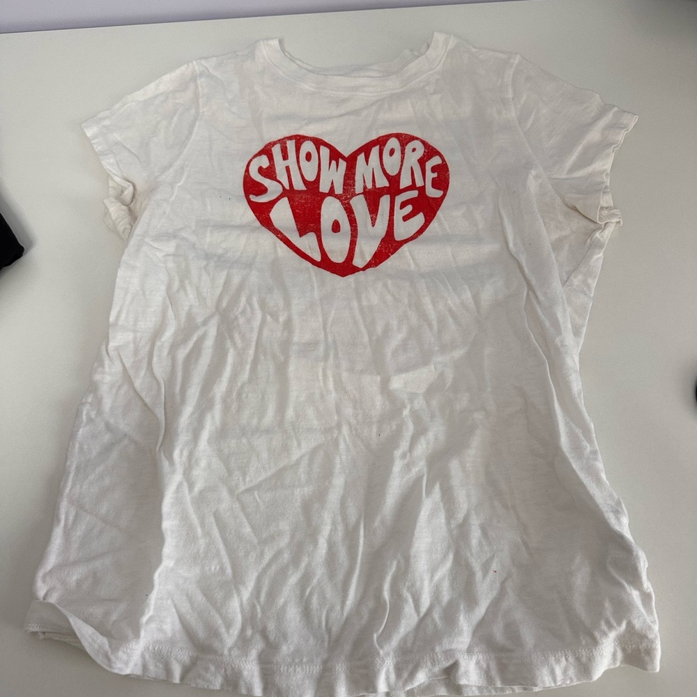 Universal Thread Red and White Short Sleeve Tees